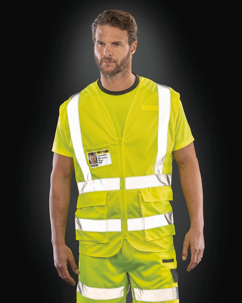 R479X - Gilet de sécurité en maille - FluorescentOrange