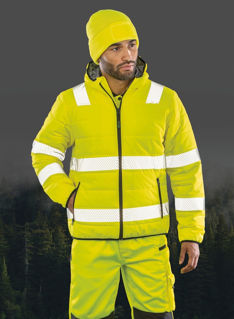 R500X - Veste de sécurité recyclée ripstop padded - Navy