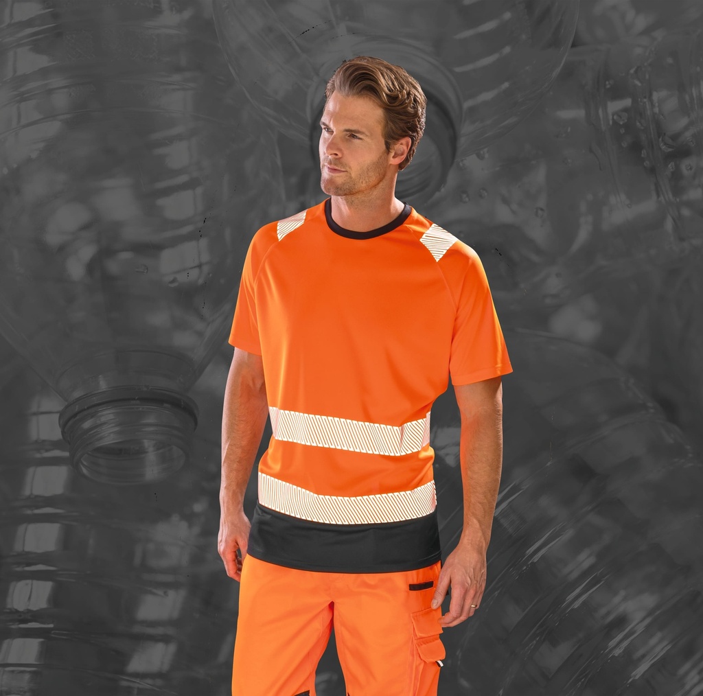 R502X - T-shirt de sécurité recyclé - Yellow_Black