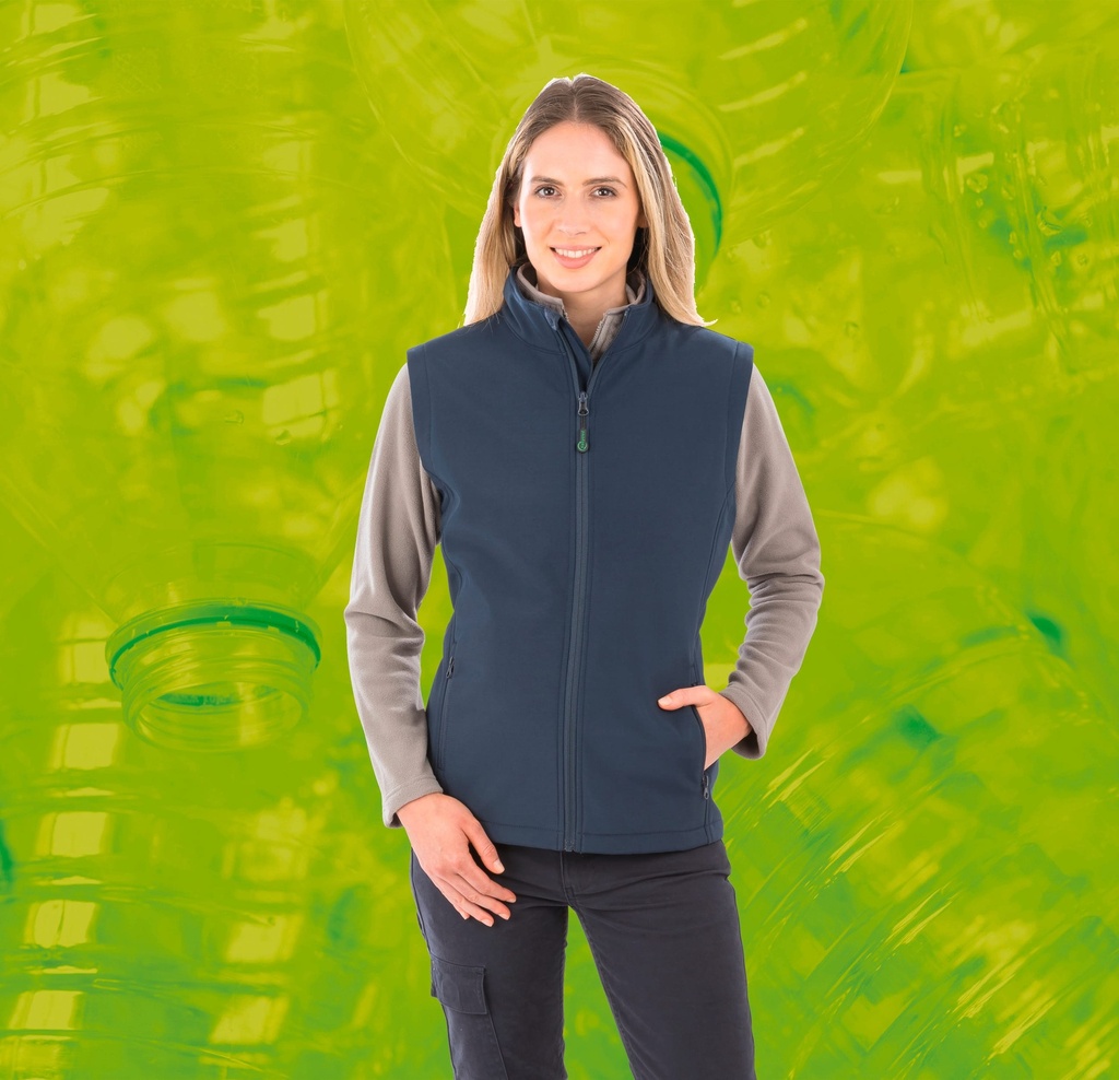R902F - Bodywarmer softshell femme recyclé - Royal