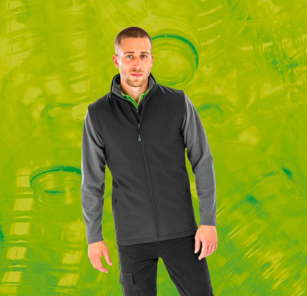 R902M - Bodywarmer softshell homme recyclé - Royal