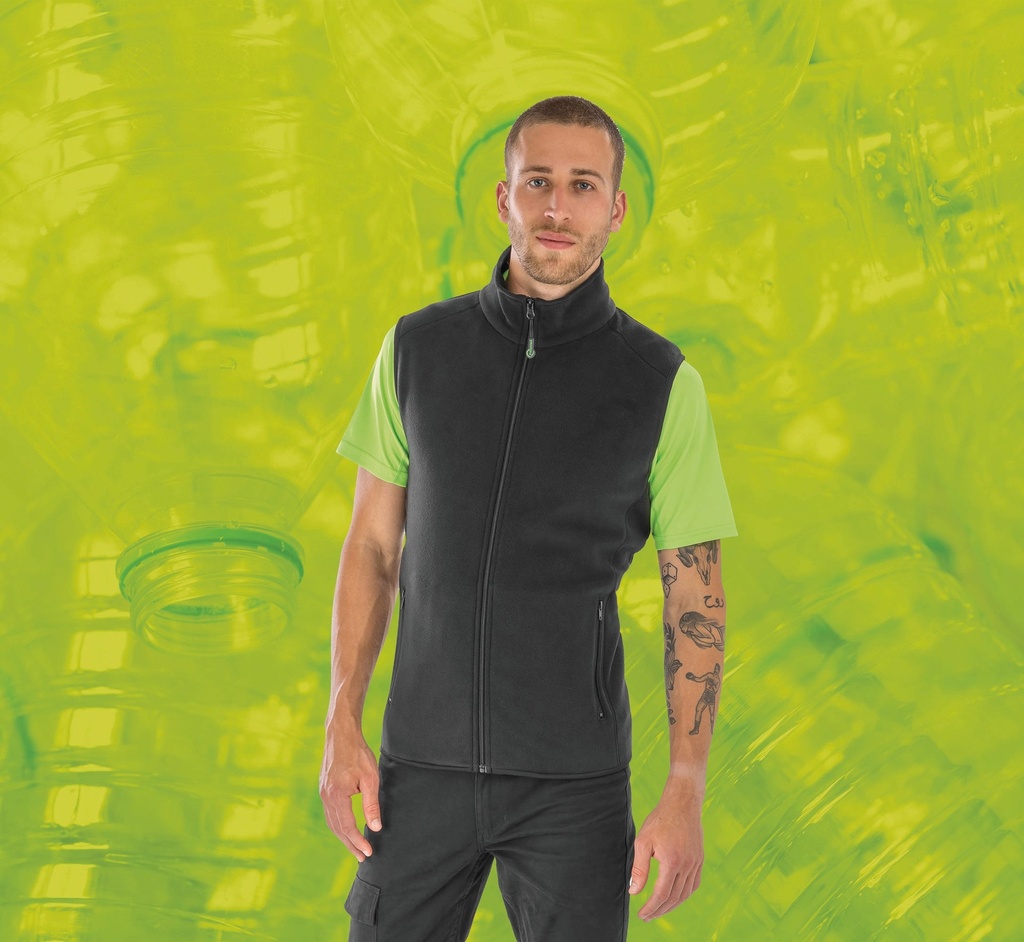 R904X - Gilet bodywarmer recyclé - Black