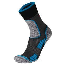 [RY1066-BLACK_TURQUOISE-35/37EU] RY1066 - Chaussettes l'increvable No limit walk - BLACK_TURQUOISE (35/37EU)