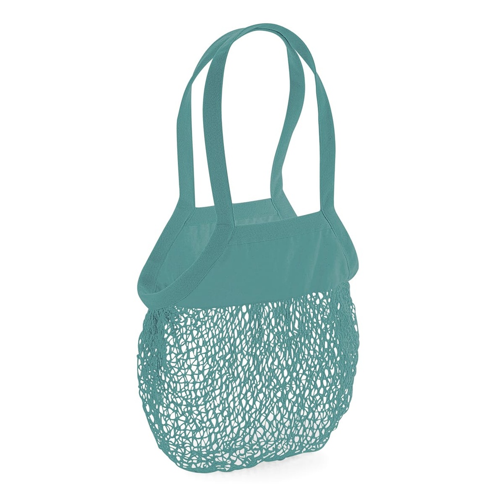 [W150-Sagegreen-OneSize] W150 - Filet à provisions en coton bio - Sagegreen