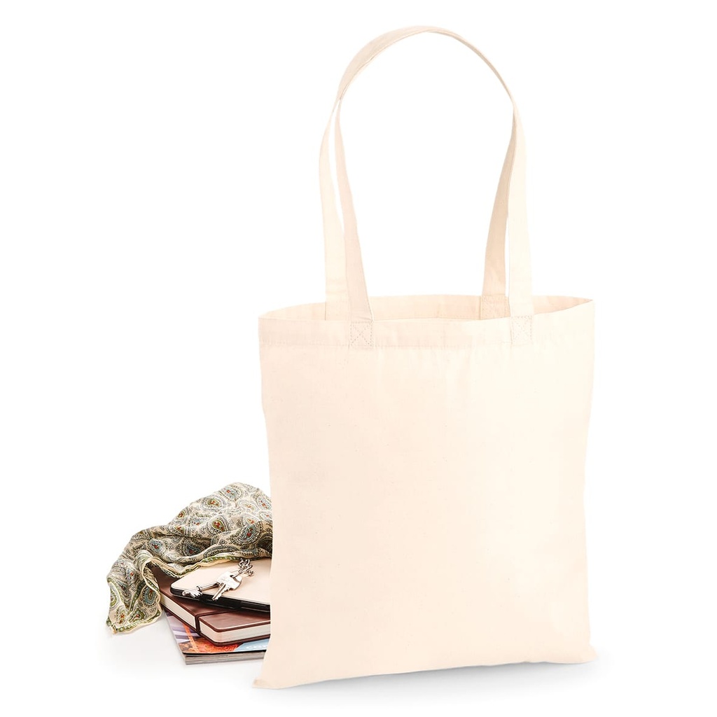 [W201-Natural-OneSize] W201 - Sac en coton premium - Natural