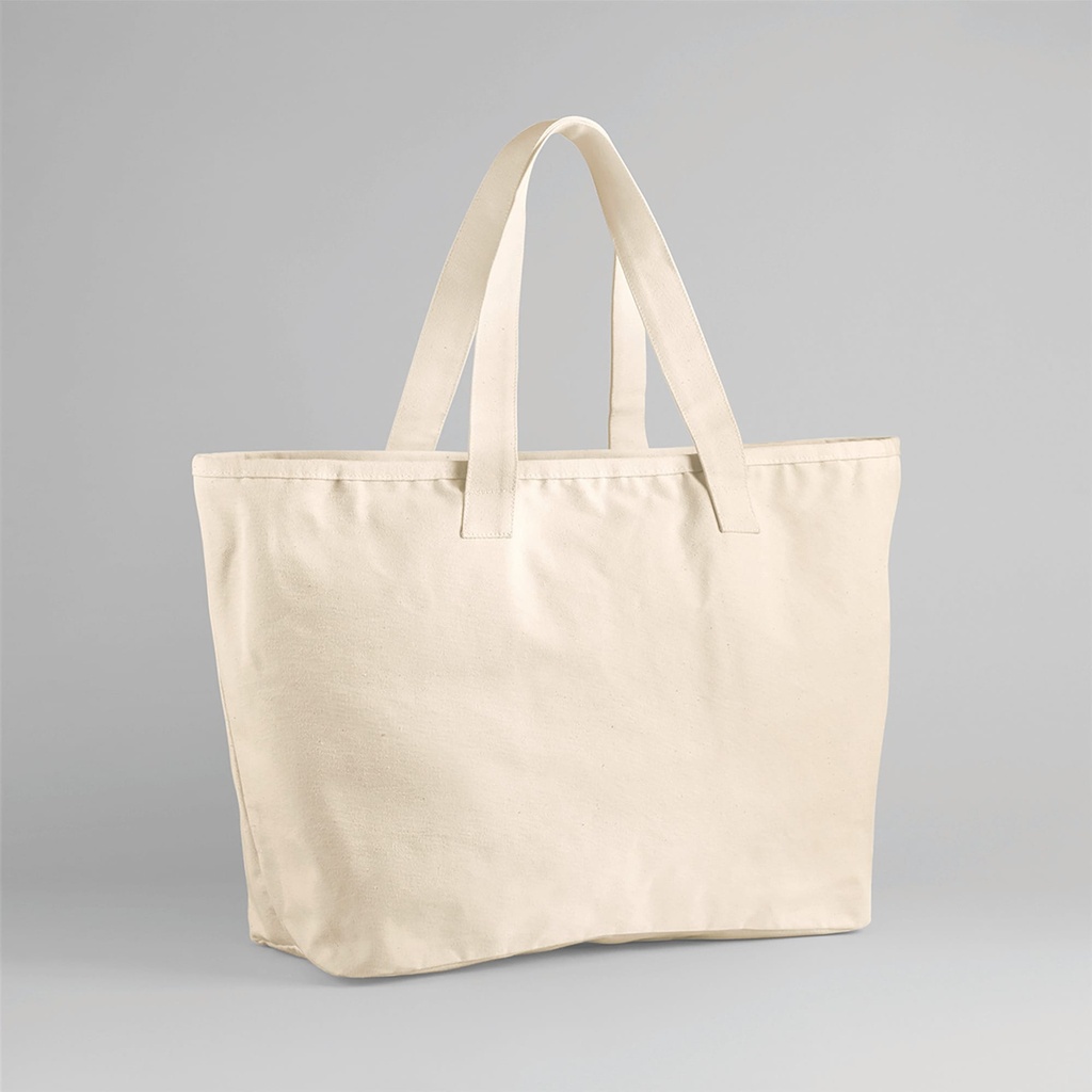 [W606-Rose-OneSize] W606 - Sac de plage zippé - Rose