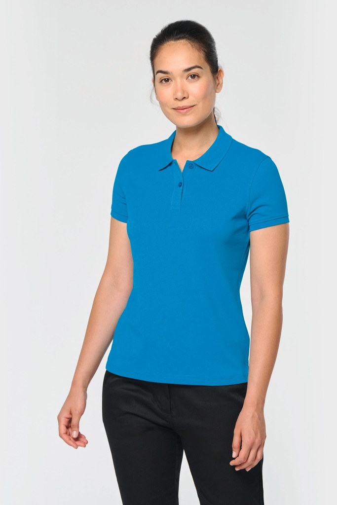 [WK275-DarkGrey-XS] WK275 - Polo manches courtes femme - DarkGrey (XS)