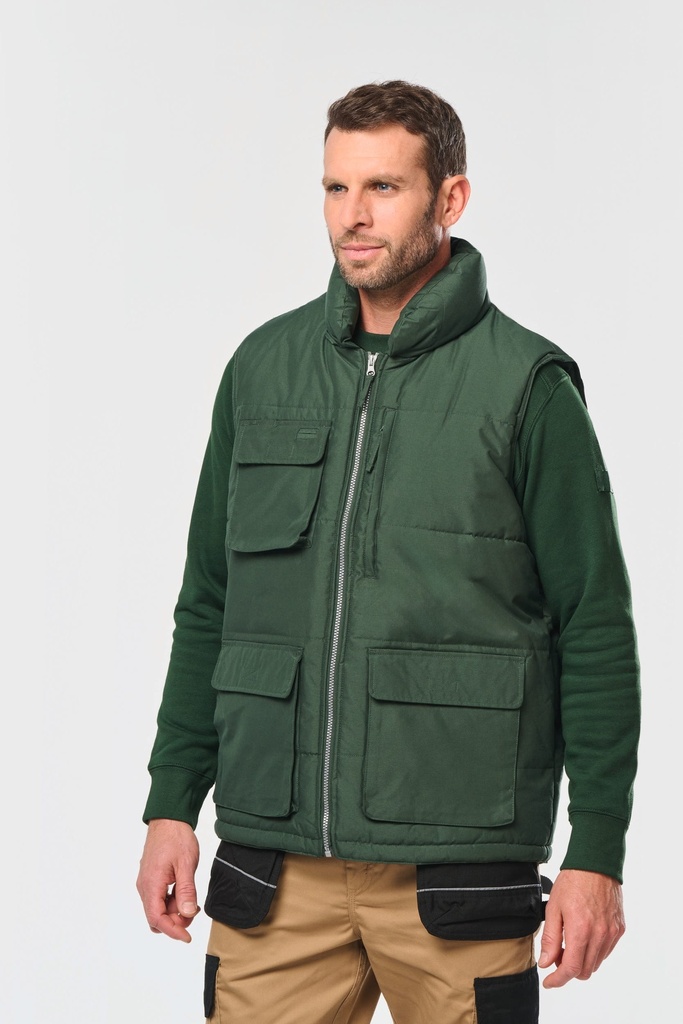 [WK615-ForestGreen-S] WK615 - Bodywarmer matelassé homme - ForestGreen (S)