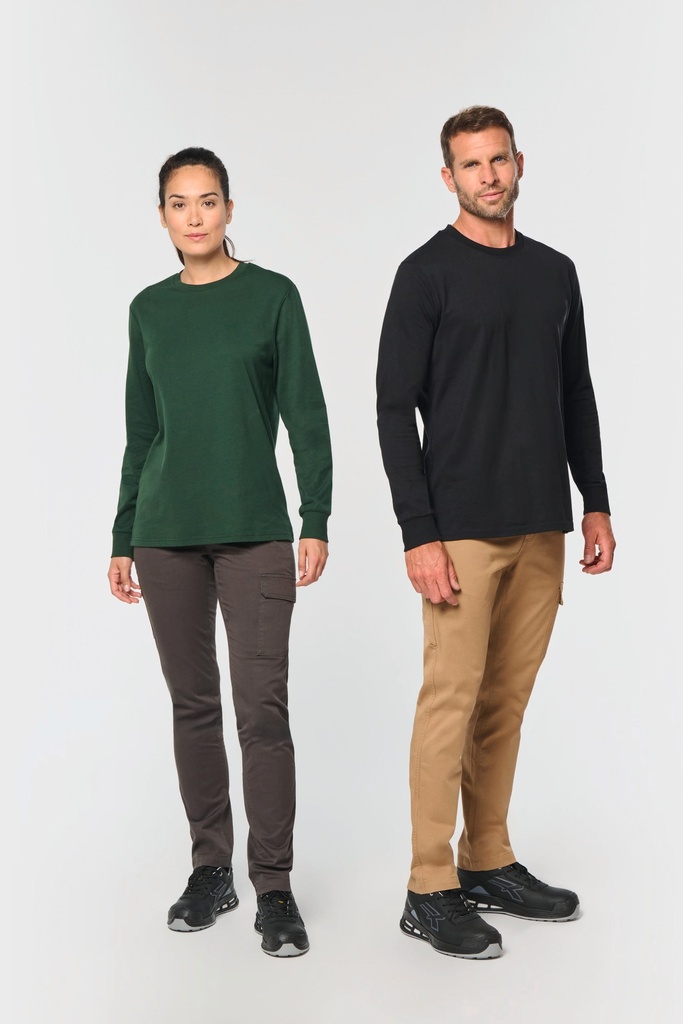 [WK709-Navy-44FR] WK709 - Pantalon stretch coton unisexe - Navy (44FR)