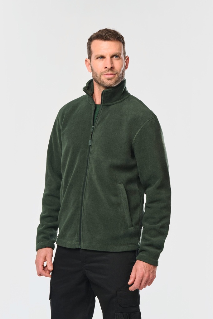 [WK903-Black-S] WK903 - Veste micropolaire zippée homme - Black (S)