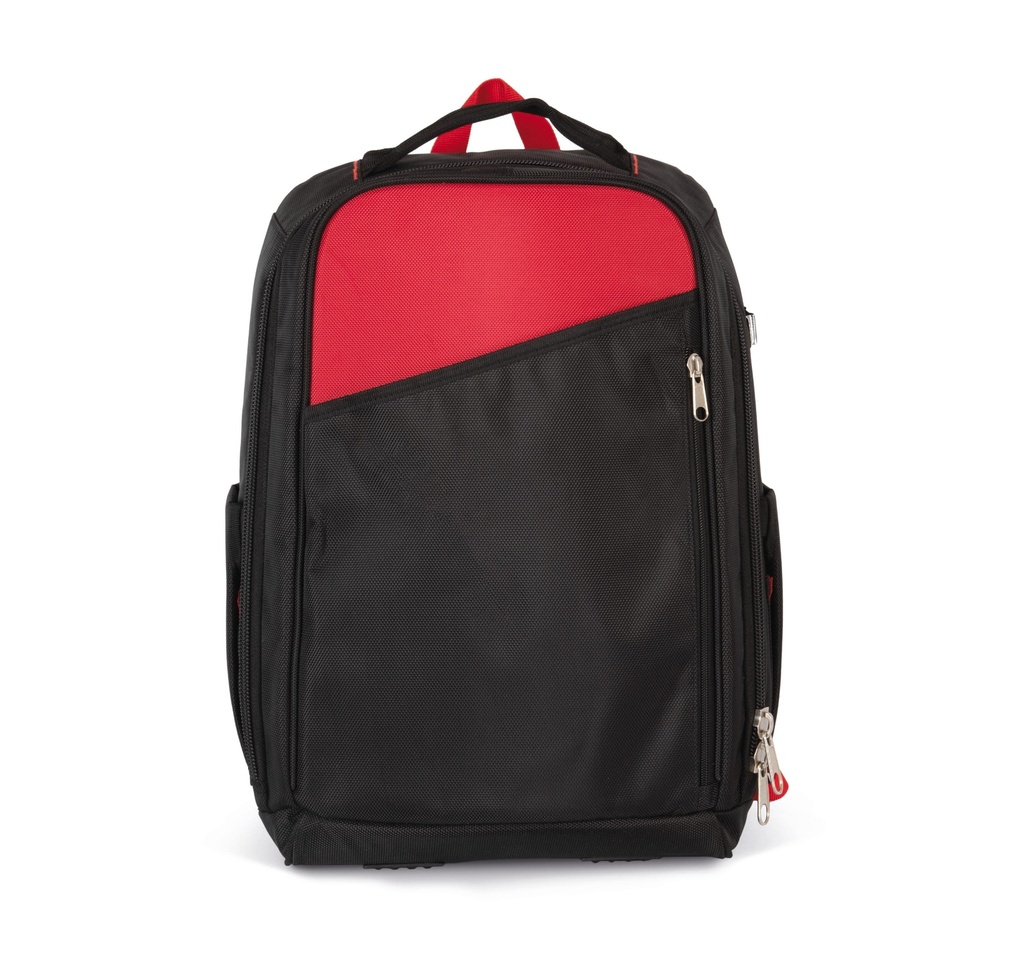 [WKI0101-Black_Red-OneSize] WKI0101 - Sac à dos pour outils et ordinateur portable - Black_Red