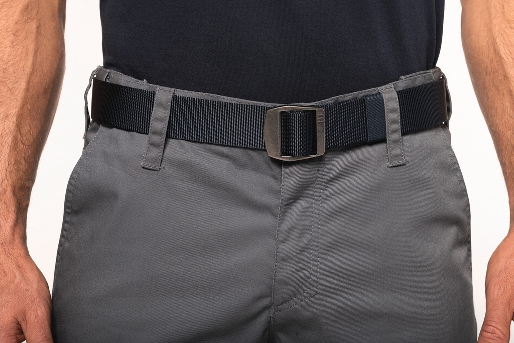 [WKP817-Black_PearlGun-M/L] WKP817 - Ceinture ajustable - Black_PearlGun (M/L)