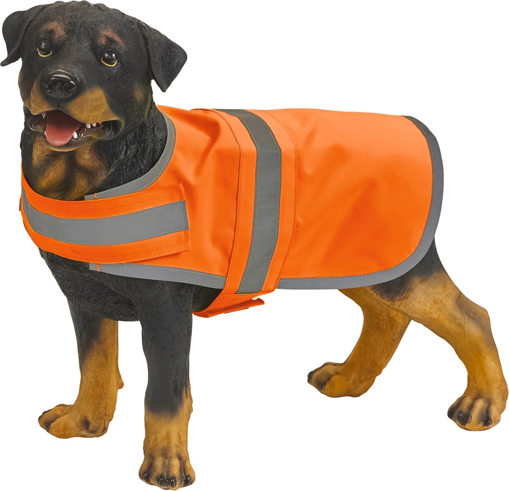 [YHVDW15-HiVisYellow-S] YHVDW15 - Gilet réfléchissant pour chien - HiVisYellow (S)