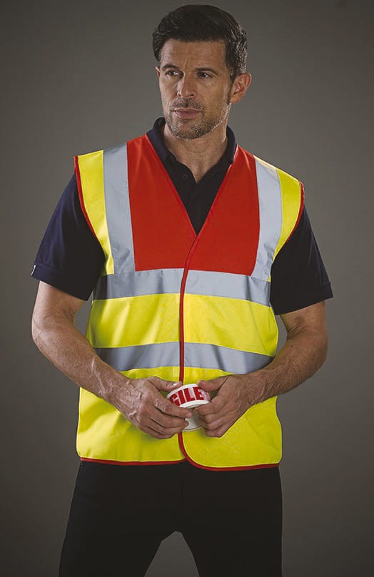 [YHVW100-Navy-S] YHVW100 - Gilet haute visibilité - Navy (S)