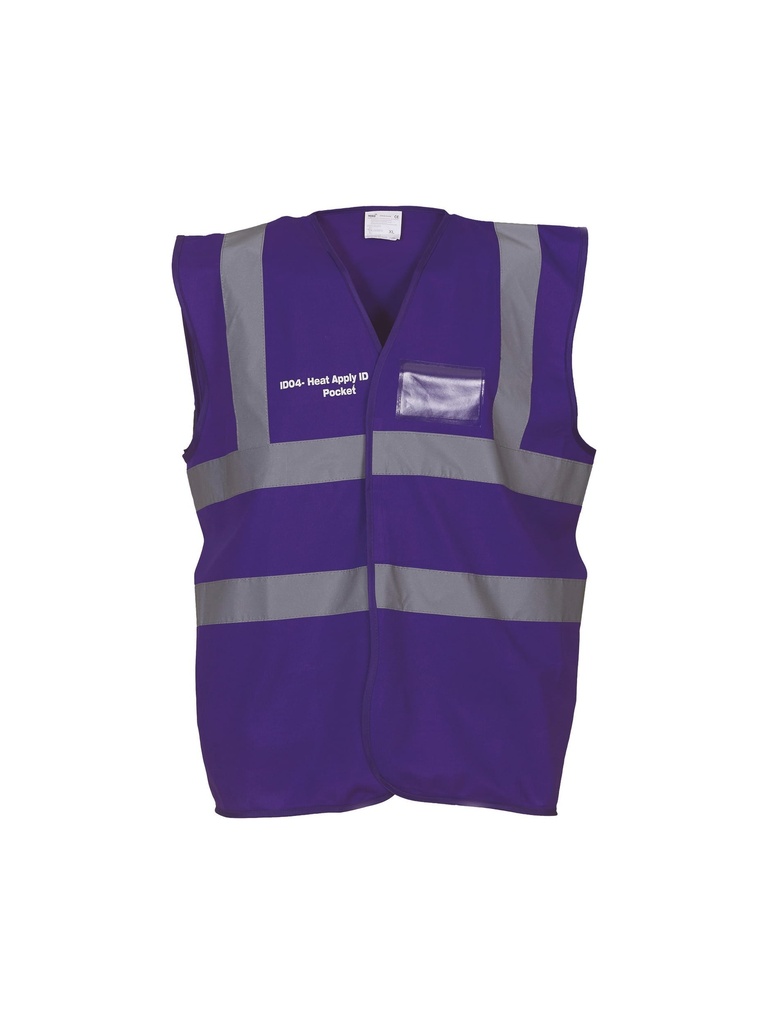 [YID04-Transparent-OneSize] YID04 - Poches d'identité thermocollantes (1 unité = pack de 50) - Transparent