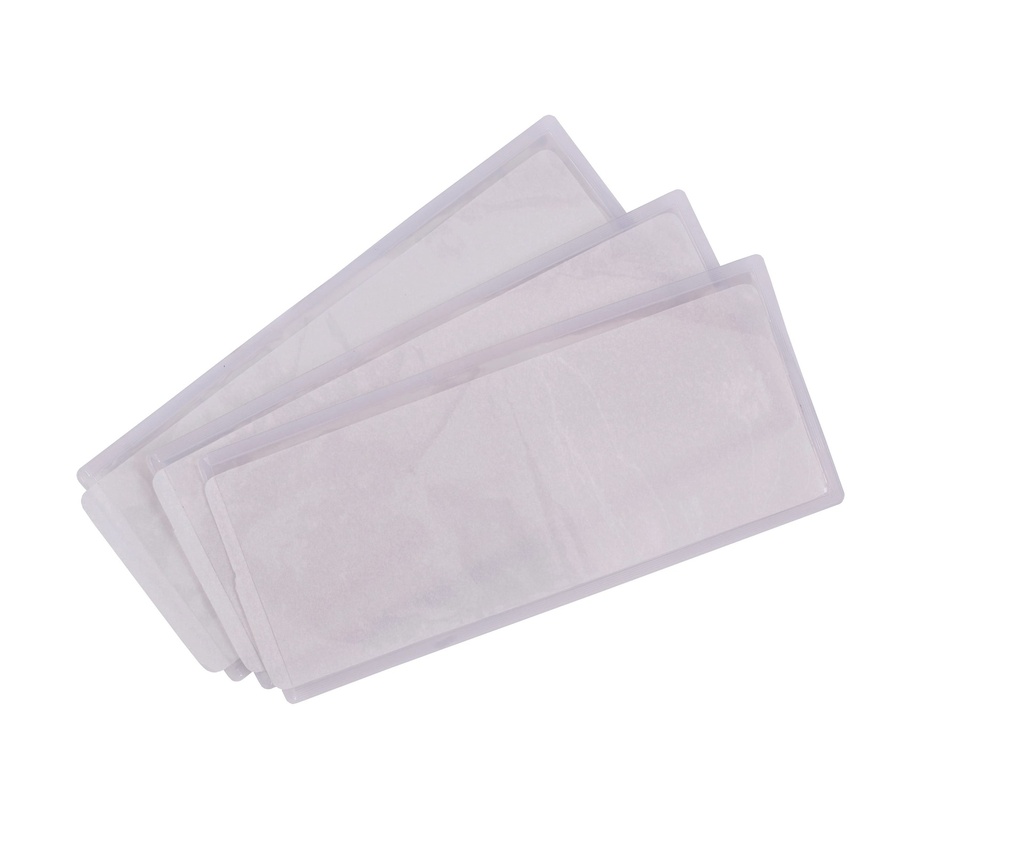[YID05-Transparent-OneSize] YID05 - Poches d'identité thermocollantes (1 unité = pack de 50) - Transparent