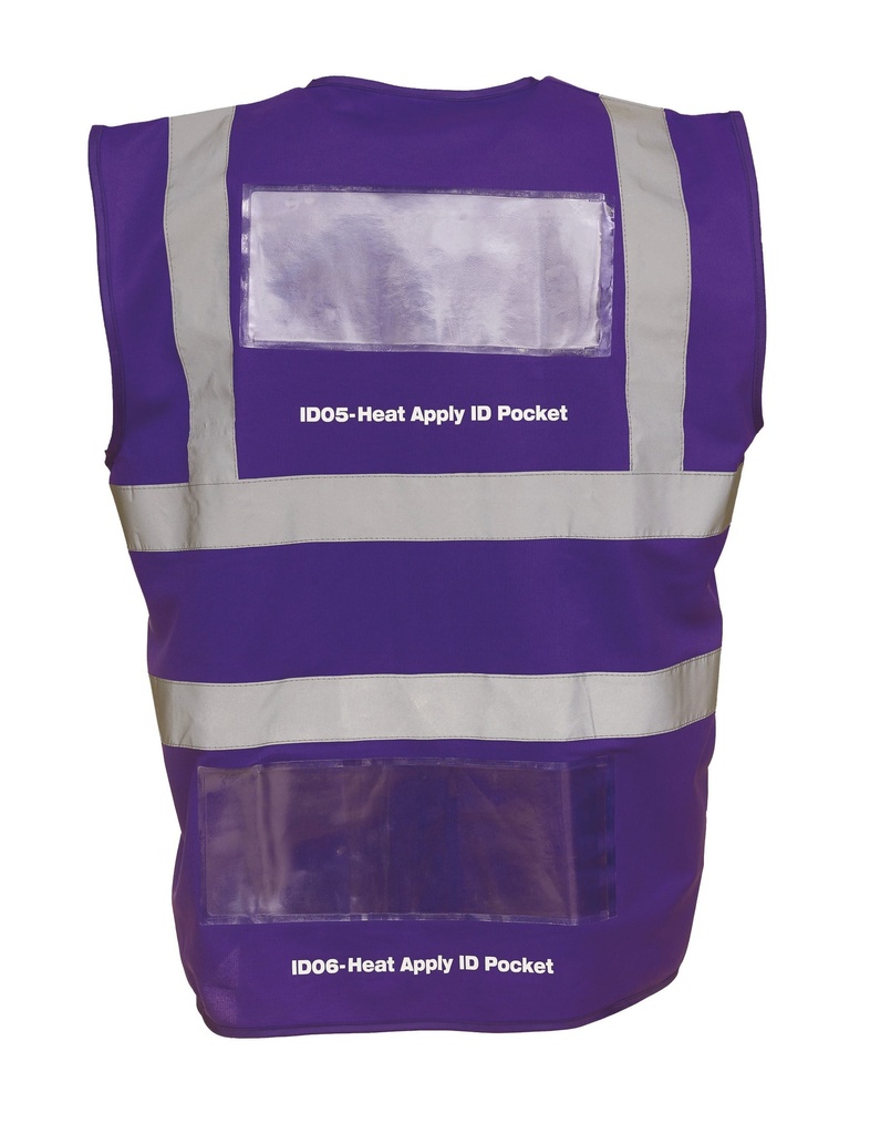 [YID06-Transparent-OneSize] YID06 - Poches d'identité thermocollantes (1 unité = pack de 50) - Transparent