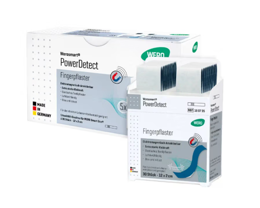 [180736WE] [⚠Déstockage] Werosmart® PowerDetect Pflasterspender-Einsätze Fingerpflaster - 12 cm, 5 Einsätze