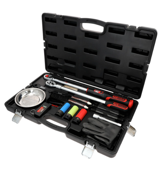[516.2450] KSTools 516.2450 Kit MASTER pour service de changement de roues avec clé dynamométrique à cliquet INFINITOOL 1/2", 20 – 200 Nm, 18 pcs