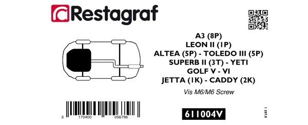 [A611004V] KIT CSM A3 - TOLEDO - LEON