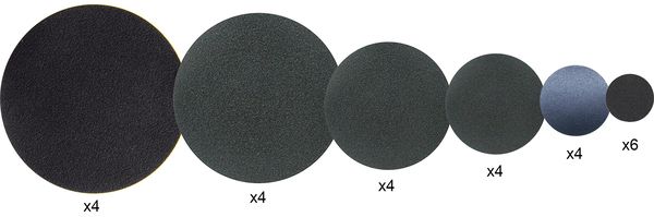 [A0001483] SHT PASTILLES ADHES ASSORT