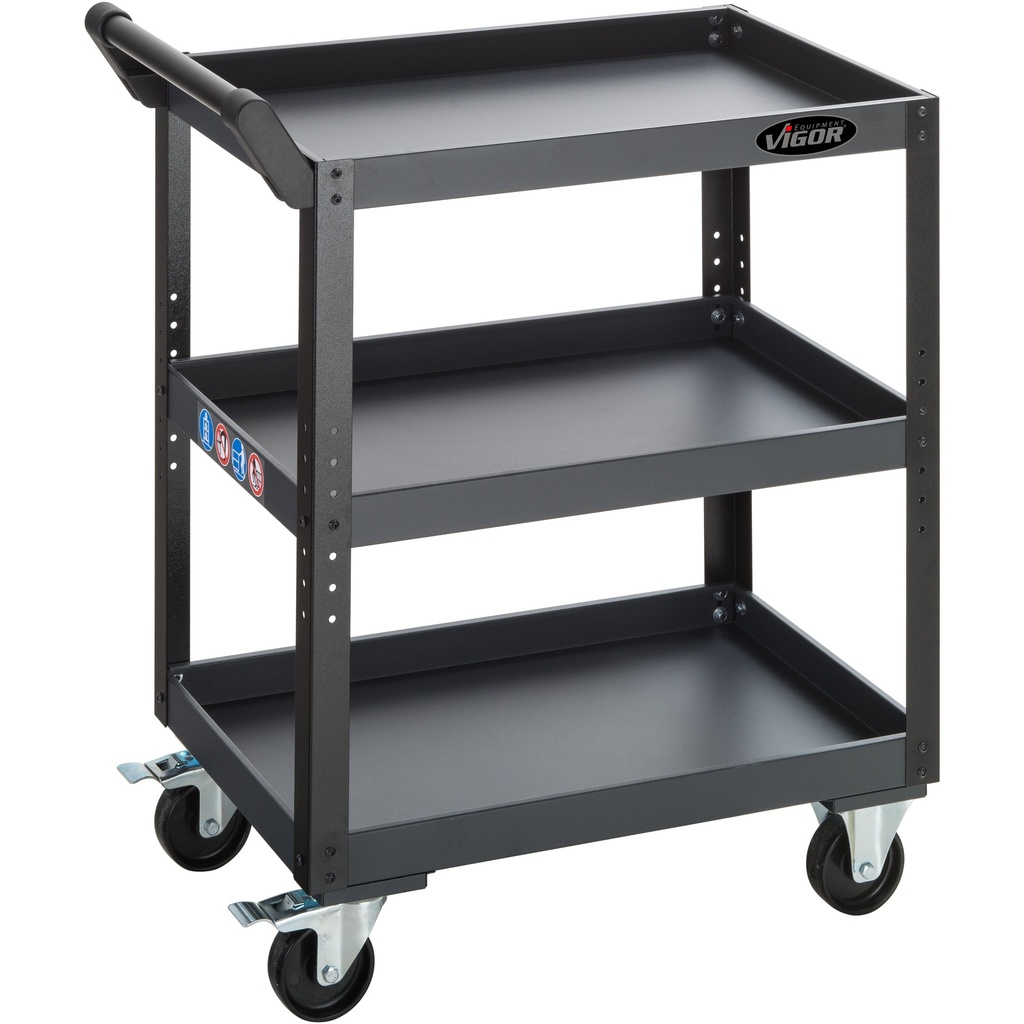 [V4758] VIGOR Servante de service ∙ V4758 ∙ L x l x h : 763 x 443 x 843 mm