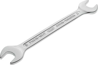 [V1461N-16X17] [⚠Déstockage] VIGOR Clé à fourche double ∙ V1461N-16X17 ∙ Profil à 6 pans extérieurs ∙ Taille 16 x 17 mm
