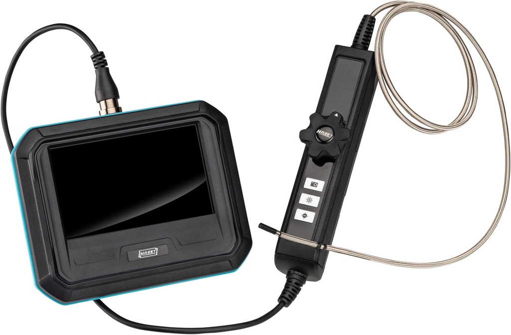 [4812-23/5AF] HAZET - Jeu d'endoscope HD Touch Screen avec sonde articulée 180° ∙ ⌀ 3,9 mm ∙ 5 pièces