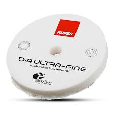 [9.MF130S] RUPES SÉRIE D-A Patins de polissage microfibre  Ø135 mm (5") ULTRA FINE Blanc (PIECE)