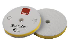 [9.MF130M] RUPES SÉRIE D-A Patins de polissage microfibre  Ø135 mm (5") FINE Jaune (PIECE)
