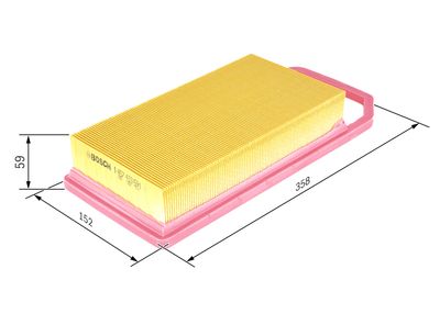 [⚠Déstockage] FILTRE A AIR BOSCH S3591