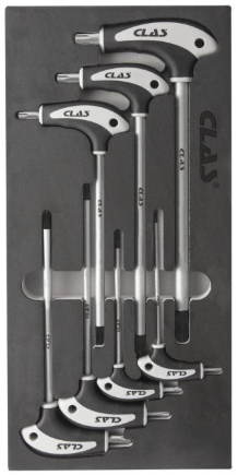 [CLAOS2100] CLAS OS 2100 INSERT CLES EN T TORX T10-T40 (7 PCS)