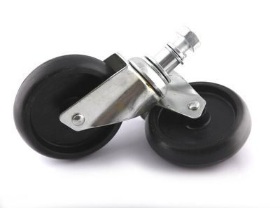 [CLASA0341] [⚠Déstockage] PAIRE DE ROUE PIVOTANTES DIAM125X32MM