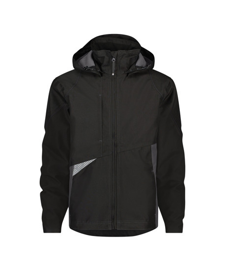 [300404-6744-200-XS] 300404 DASSY® Hyper Veste de travail imperméable et coupe-vent NOIR/GRIS ANTHRACITE +/- 200 g/m² (XS)
