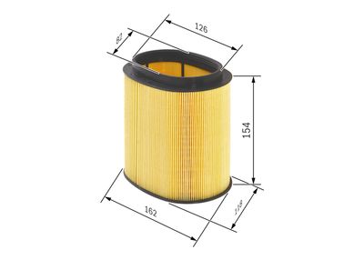 [F026400213] [⚠Déstockage] FILTRE A AIR BOSCH S0213