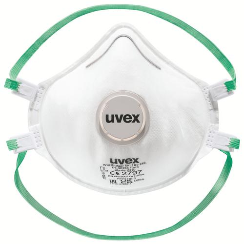 [8762313] 8762313 - Masque-coque uvex silv-Air c uvex silv-Air c FFP3 (Boîte de 15pcs)