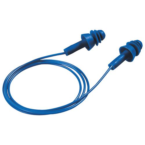 [2111.260] 2111260 - Bouchons d'oreille uvex whisper  bleu SNR 27 dB Pointures M (Boîte de 50paires)