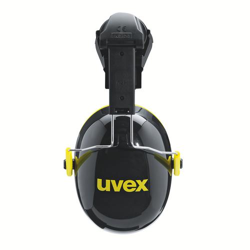[2600.202] 2600202 - Coquilles antibruit uvex K-Series  noir, jaune SNR 30 dB Pointures S, M, L