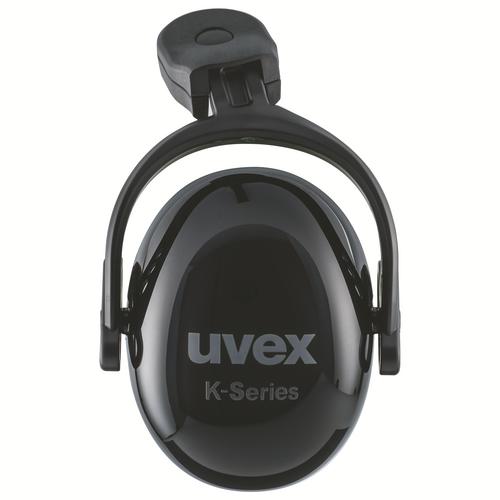 [2600.216] 2600216 - Coquilles antibruit uvex K-Series  noir, gris SNR 28 dB Pointures S, M, L