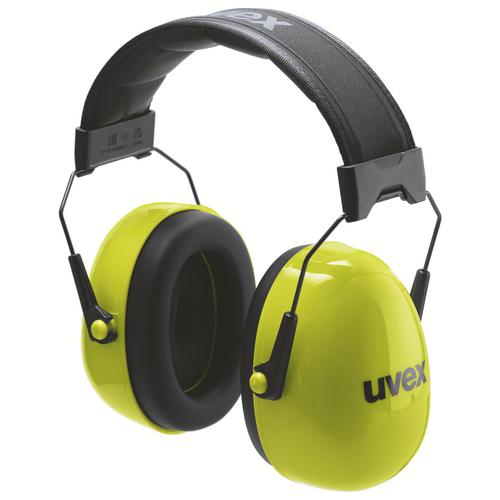 [2630.021] 2630021 - Coquilles antibruit uvex K-Series10  jaune SNR 33 dB Pointures L, M, S