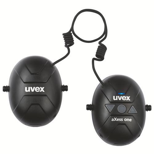 [2640.201] 2640201 - Coquilles antibruit uvex aXess Series  noir SNR 27 dB Pointures L, M, S