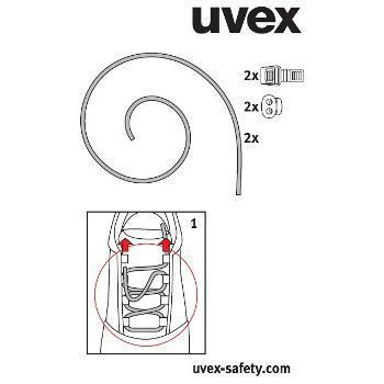 [95913] 95913 - uvex Lacets  noir