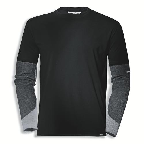 [17268-XS] 17268 - Manche longue uvex cut noir (XS)
