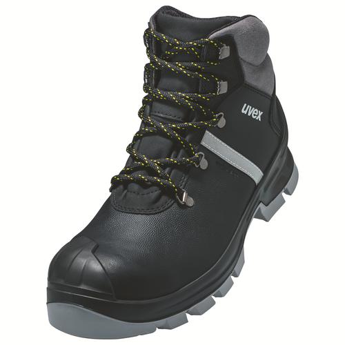 65103 - uvex 2 construction Chaussure de sécurité S3  noir, gris Largeur 12