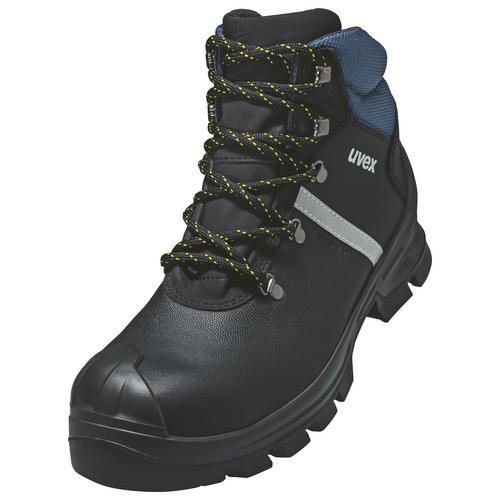 [6512.2-35] 65122 - uvex 2 construction Chaussure de sécurité S3  noir, bleu Largeur 11 (35)