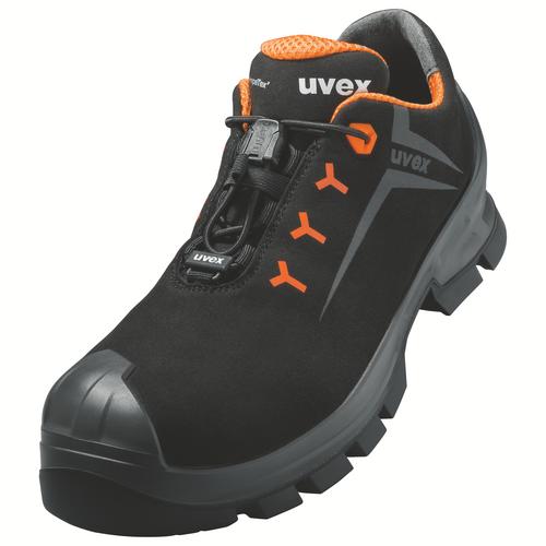 [6524.1-35] 65241 - uvex 2 MACSOLEÂ® Chaussures basses S3  noir, orange Largeur 10 (35)