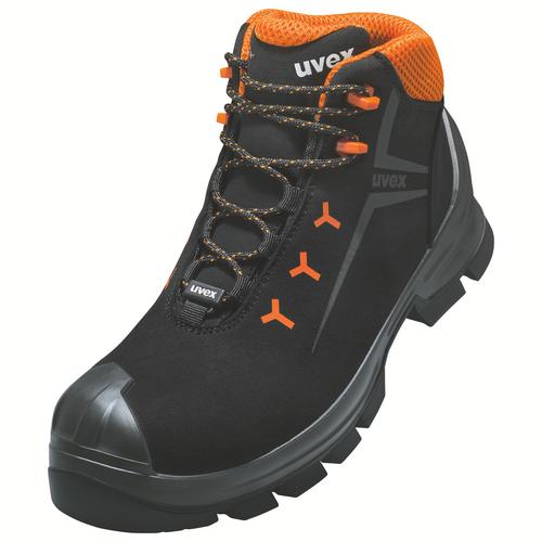 [6525.3-35] 65253 - uvex 2 MACSOLEÂ® Chaussure de sécurité S3  noir, orange Largeur 12 (35)