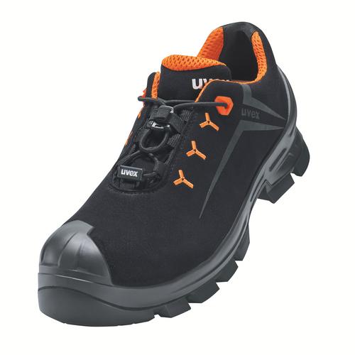 [6528.1-35] 65281 - uvex 2 MACSOLEÂ® Chaussures basses S3  noir, orange Largeur 10 (35)