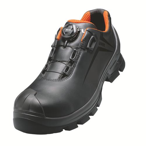 [6531.1-35] 65311 - uvex 2 MACSOLEÂ® Chaussures basses S3  noir, orange Largeur 10 (35)