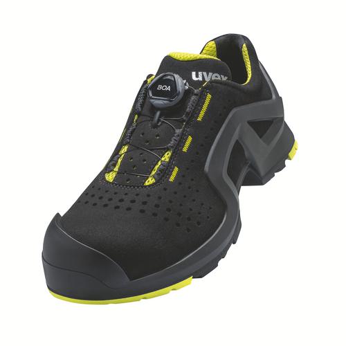[6568.3-35] 65683 - uvex 1 support Chaussures basses S1P  noir, jaune Largeur 12 (35)